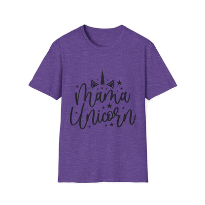 Mama Unicorn Unisex Softstyle T-Shirt - Fun & Stylish Gift for Moms