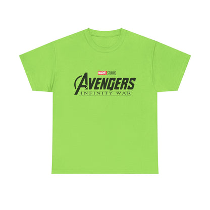 Avengers Infinity War Unisex Heavy Cotton Tee, Marvel Fan Shirt, Superhero Apparel, Gift for Him, Comic Book T-Shirt, Casual Wear