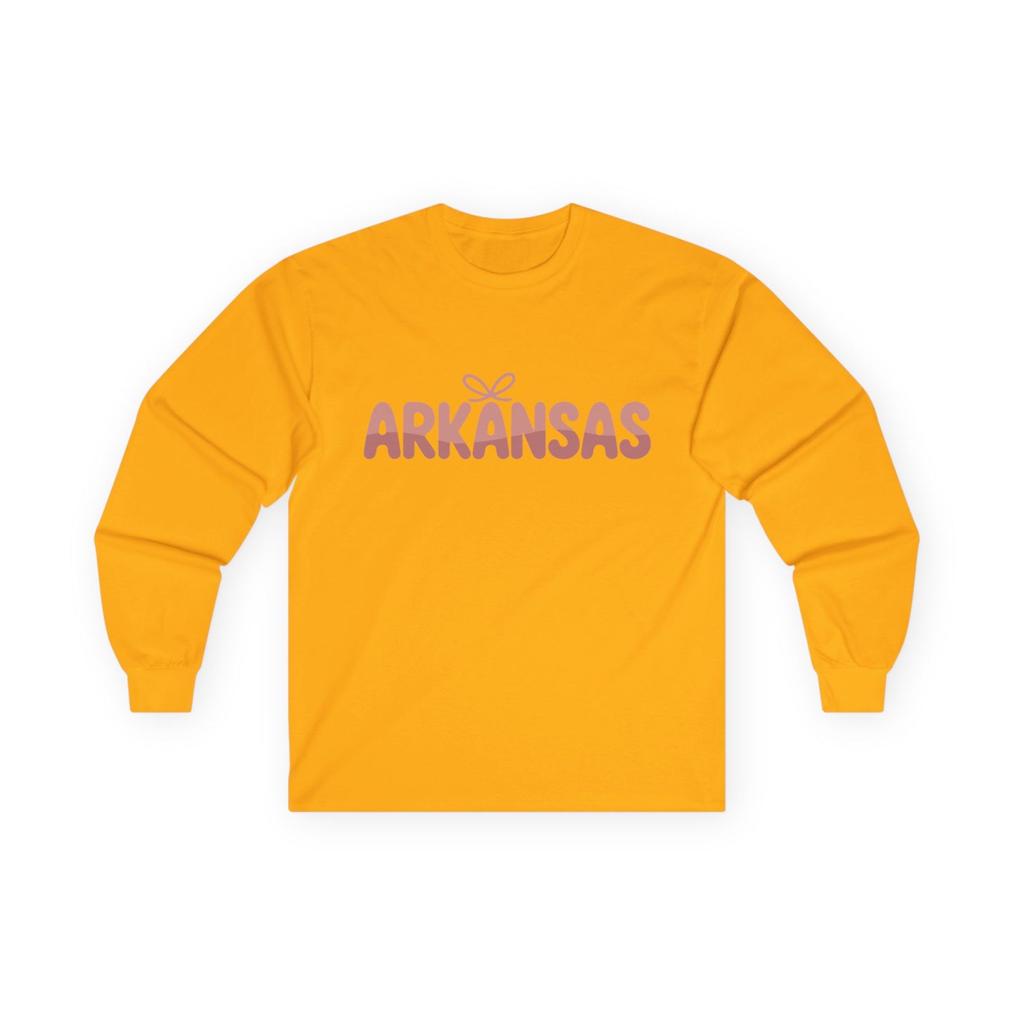 Arkansas Script Long Sleeve Tee