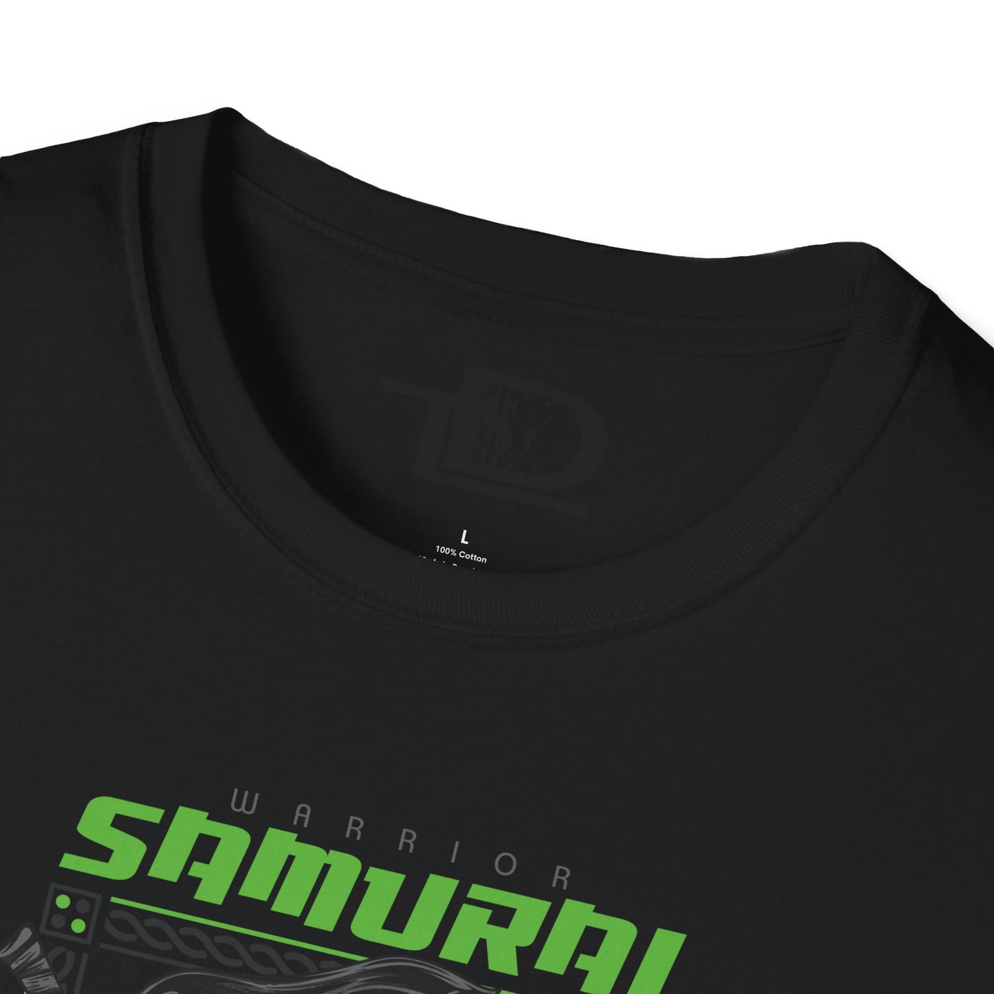 Samurai Graphic Tee, Unisex Softstyle T-Shirt, Anime Casual Wear, Gift for Gamers, Streetwear Fashion, Perfect for Conventions