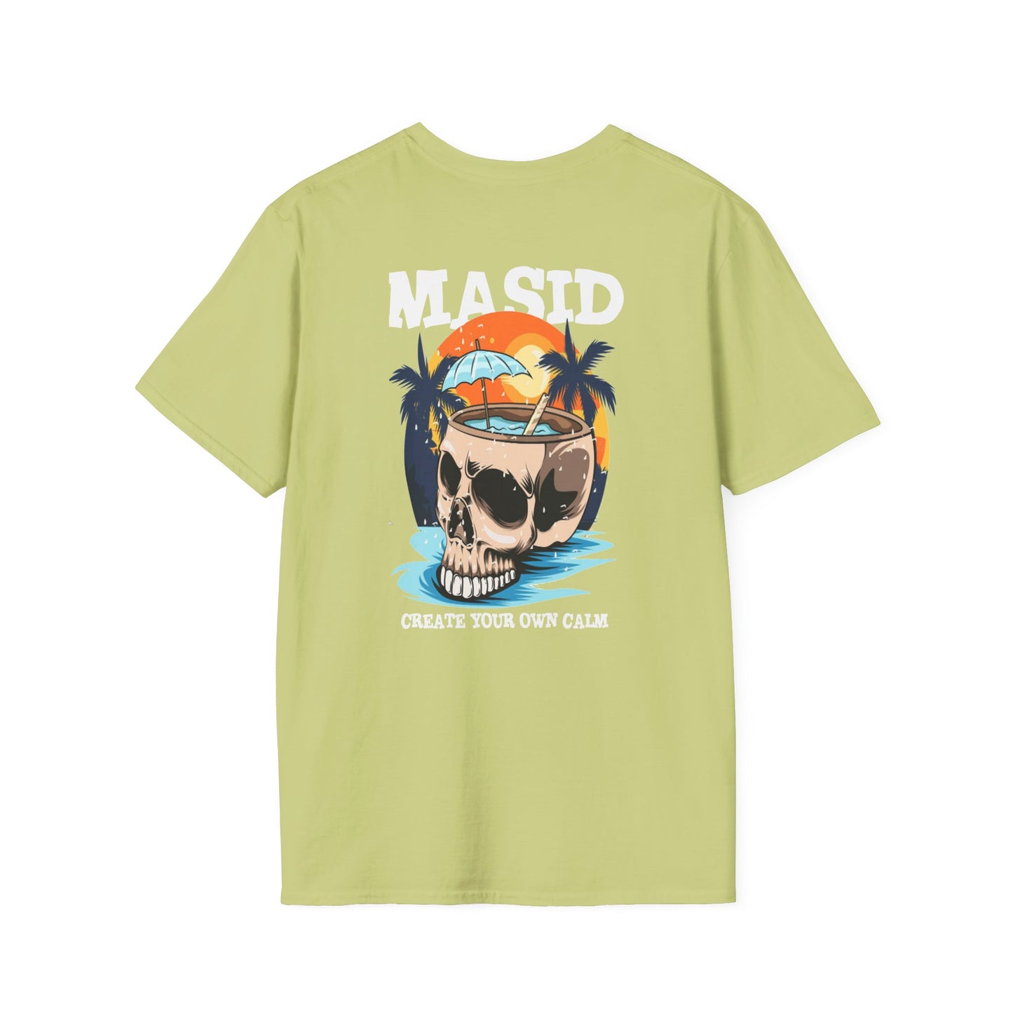 Unisex Softstyle T-Shirt - 'Create Your Own Calm' & Anime Design