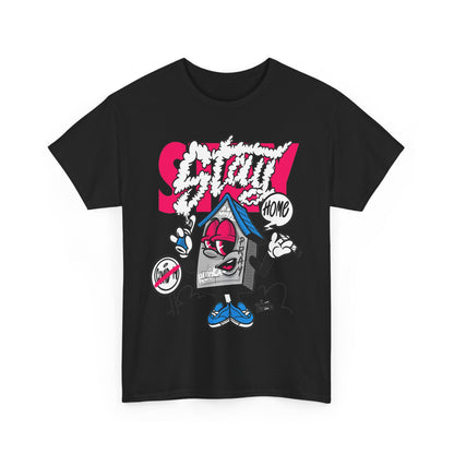 Street Art Unisex Heavy Cotton Tee - SNOT HOME Graphic Design