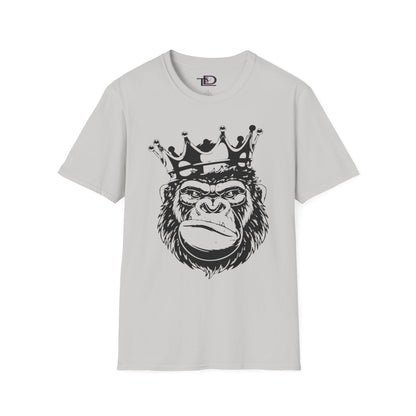 King Status Gorilla T-Shirt | Unisex Softstyle Tee for Casual Wear