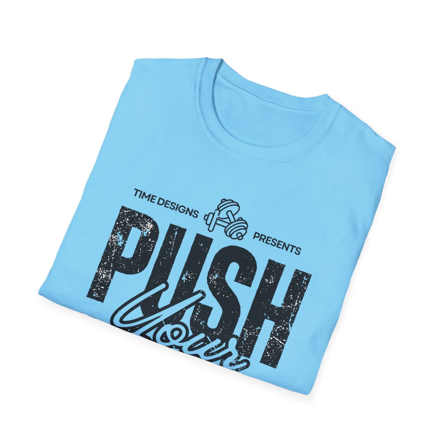 Motivational Unisex Softstyle T-Shirt - 'Push Your Limit'