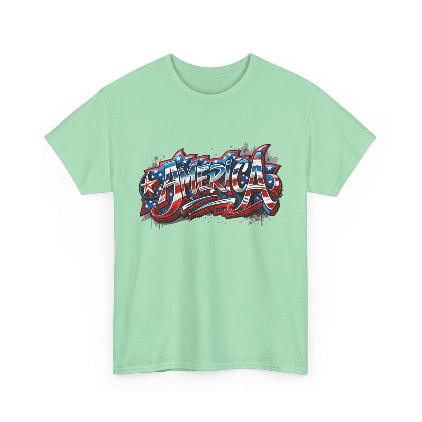 America Graphic Unisex Tee | Casual Wear, Independence Day Gift, Birthday Gift, Summer Outfit, Patriotic Shirt, Unisex Clothing