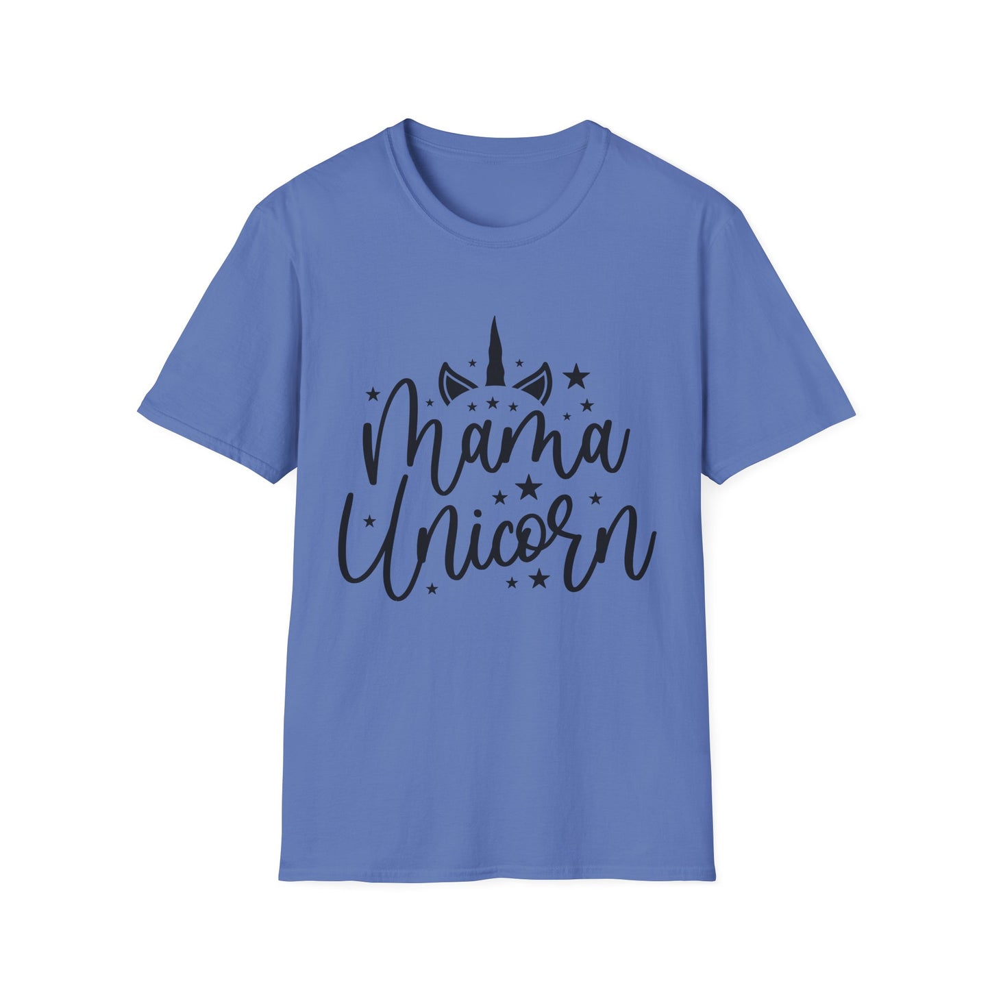 Mama Unicorn Unisex Softstyle T-Shirt – Perfect Gift for Moms, Magical Occasions & Everyday Wear