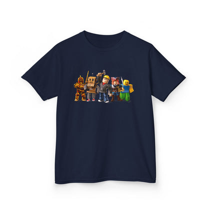 Minecraft Characters Kids Tee, Gamer T-Shirt, Fun Casual Wear, Birthday Gift, Children's Apparel
