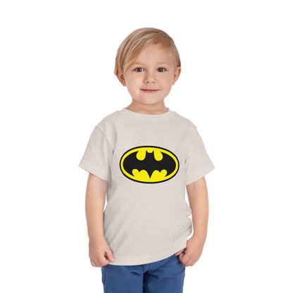 Batman Toddler Short Sleeve Tee - Superhero Shirt for Kids, Birthday Gift, Adventure Wear, Playtime Apparel, Comic Fan Clothing
