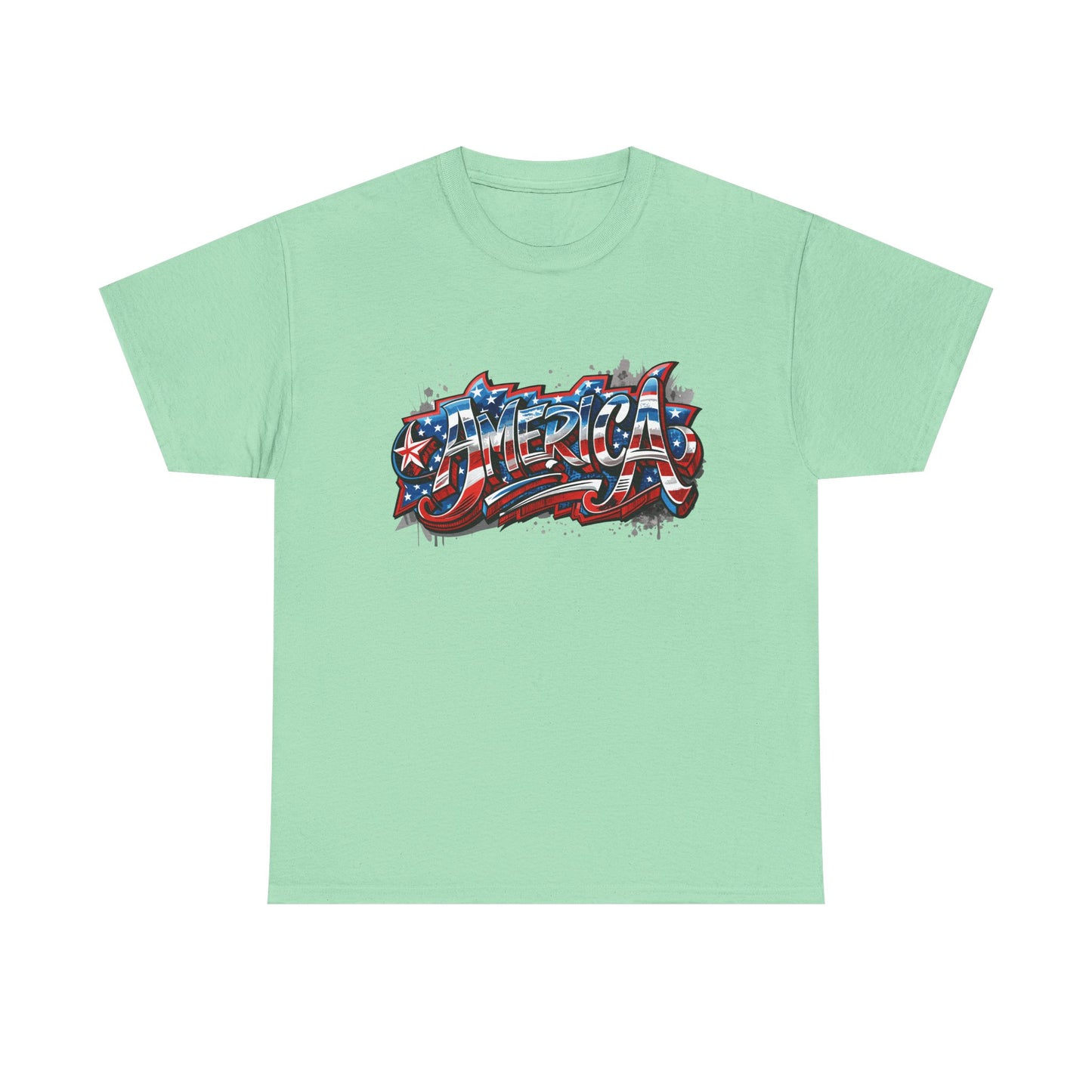 America Graphic Unisex Tee | Casual Wear, Independence Day Gift, Birthday Gift, Summer Outfit, Patriotic Shirt, Unisex Clothing