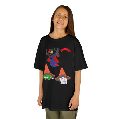 Kids Cartoon Battle Tee - Fun & Unique Grrr! Design