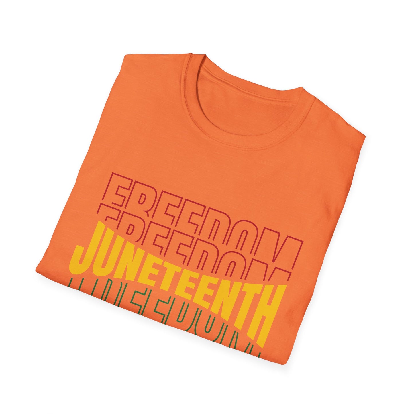 Juneteenth Freedom T-Shirt, Unisex Softstyle Tee, Celebrate Freedom, African American History, Independence Day Shirt, Gift for Activists