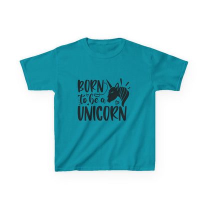 Kids Unicorn T-Shirt - "Born to Be a Unicorn" - Fun Cotton Tee for Boys & Girls