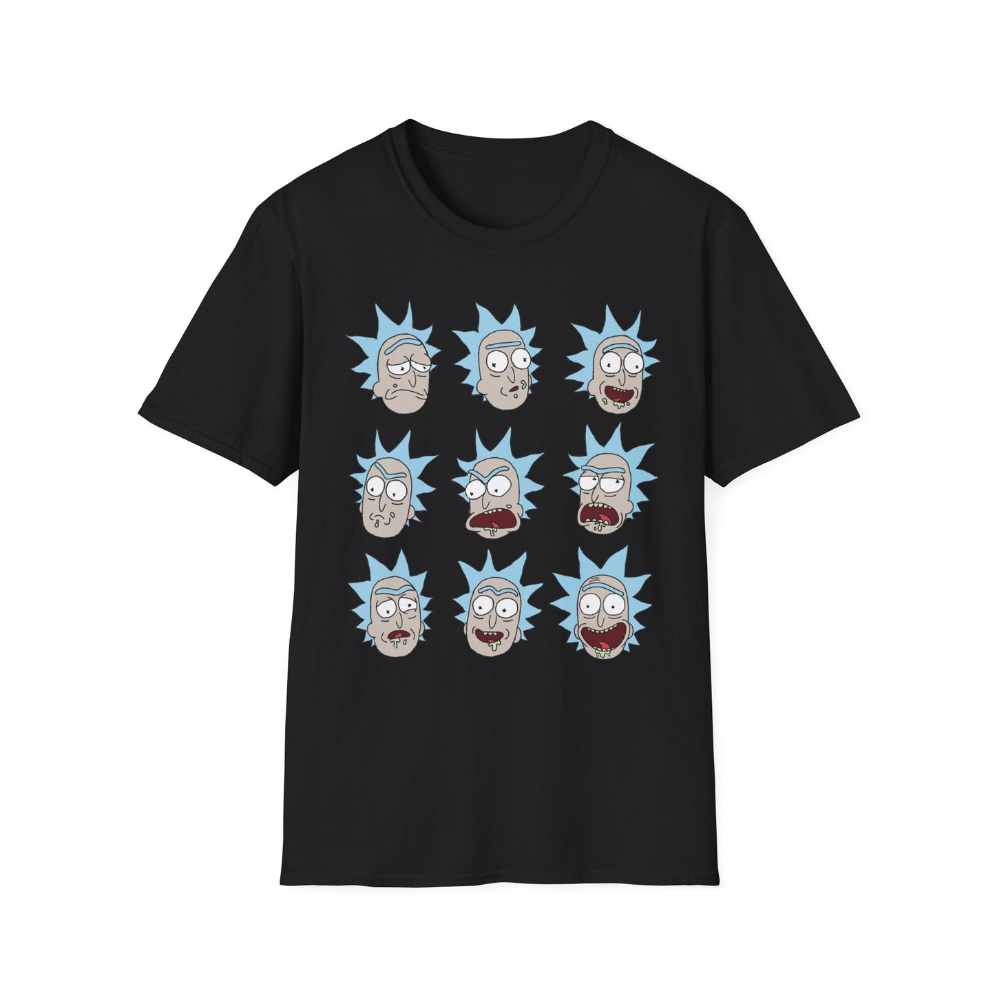 Rick and Morty Unisex Softstyle T-Shirt - Fun Cartoon Design for Fans