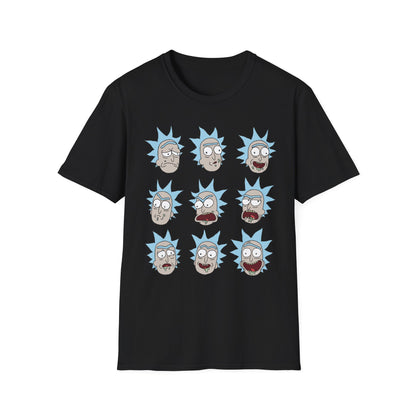 Rick and Morty Unisex Softstyle T-Shirt - Fun Cartoon Design for Fans