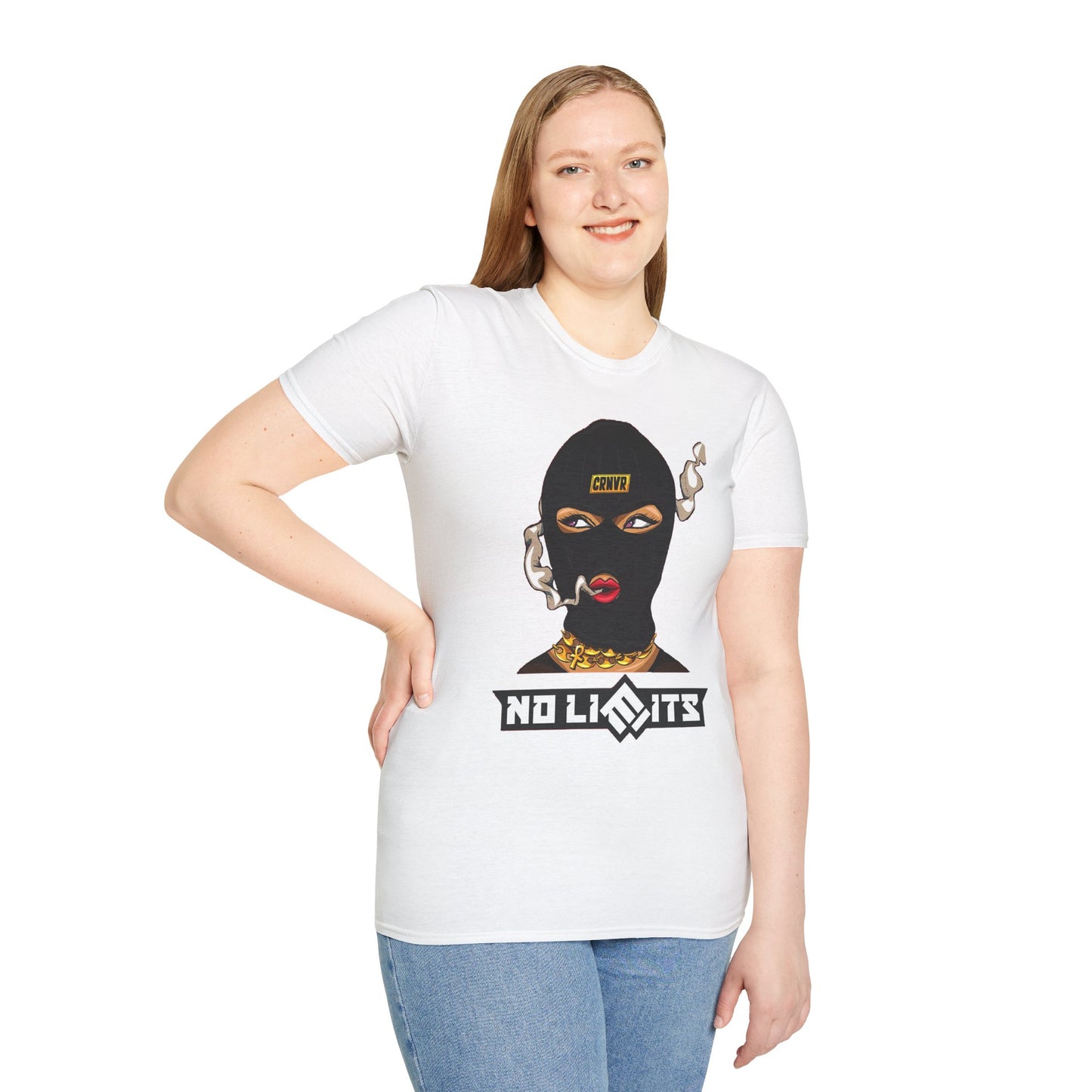 Unisex Softstyle T-Shirt - No Limits Graphic Tee for Bold Individuals