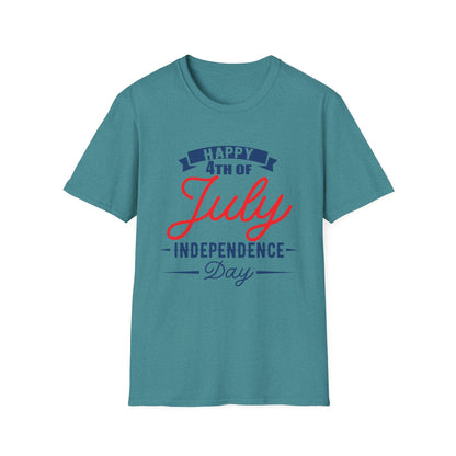 Happy 4th of July Unisex T-Shirt, Independence Day Tee, Summer Celebration Shirt, Patriotic Apparel, Casual Festival Wear
