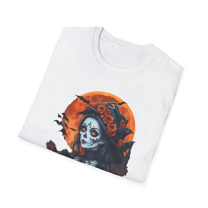 Spooky Halloween Graphic Tee, Unisex Softstyle T-Shirt, Fall Fashion, Halloween Costume, Pumpkin Decor, October Celebration