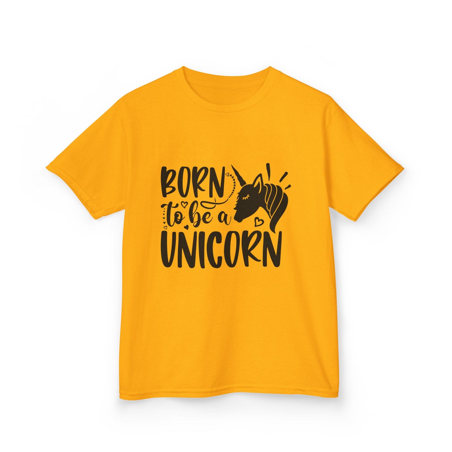 Kids Unicorn T-Shirt - "Born to Be a Unicorn" - Fun Cotton Tee for Boys & Girls