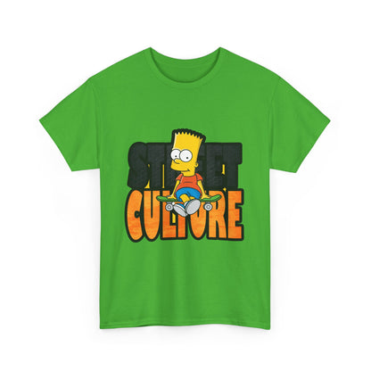 Retro Bart Simpson Unisex Heavy Cotton Tee - Street Culture Vibe