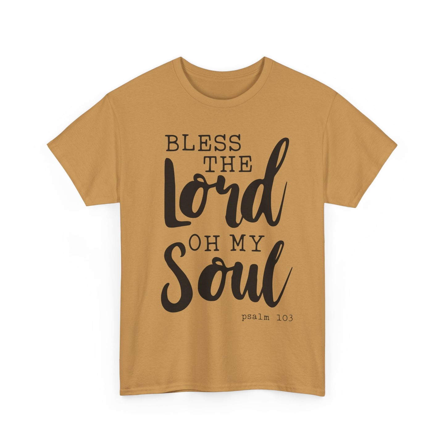 Bless the Lord Unisex Heavy Cotton Tee - Inspirational Christian Shirt