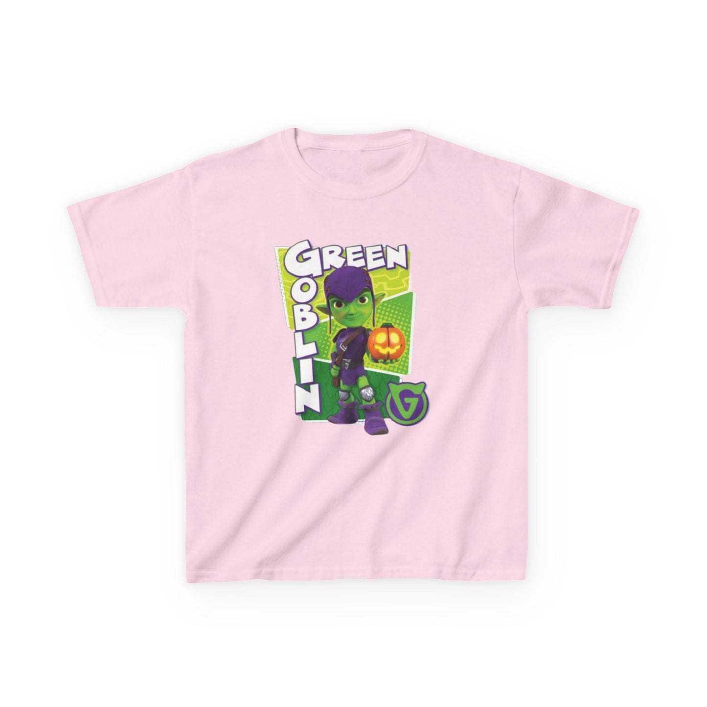 Kids Green Goblin Tee - Fun Halloween T-Shirt for Kids