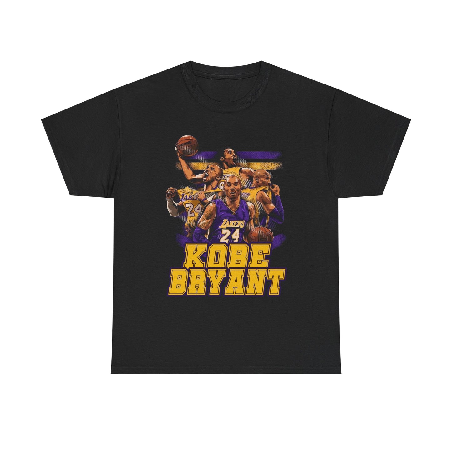 Kobe Bryant Tribute Unisex Heavy Cotton Tee - Basketball Legend Shirt