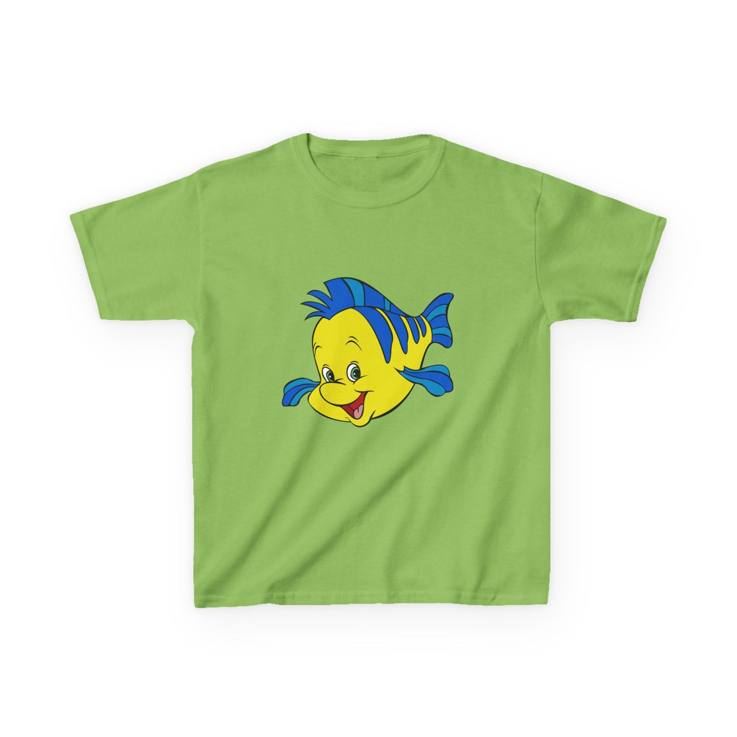 Kids Cartoon Fish Tee - Fun Summer T-Shirt, Gift for Birthday, Beach Day, Family Outings, Vacation Wear
