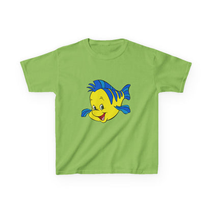 Kids Cartoon Fish Tee - Fun Summer T-Shirt, Gift for Birthday, Beach Day, Family Outings, Vacation Wear