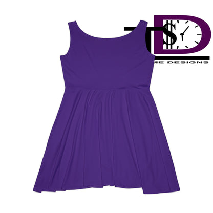 Royalty Queens Women's Skater Dress, Fun Summer Dress, Casual Everyday Outfit, Gift for Queens, Birthday Party Dress