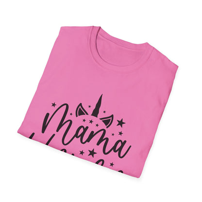 Mama Unicorn Unisex Softstyle T-Shirt – Perfect Gift for Moms, Magical Occasions & Everyday Wear