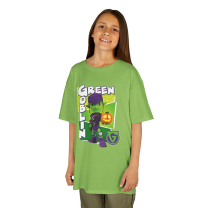 Kids Green Goblin Tee - Fun Halloween T-Shirt for Kids