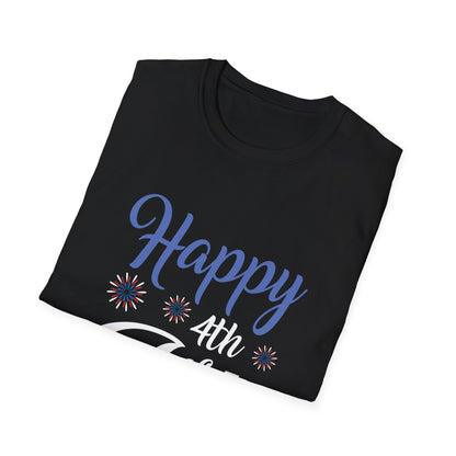 Happy Vibes Unisex Softstyle T-Shirt | Casual Wear, Gift for Friends, Birthday Gift, Positivity Shirt, Everyday Comfort