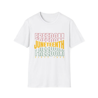 Juneteenth Freedom T-Shirt, Unisex Softstyle Tee, Celebrate Freedom, African American History, Independence Day Shirt, Gift for Activists