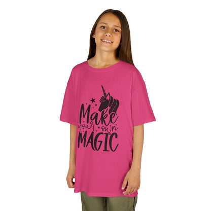 Kids Unicorn Magic Tee - 'Make Your Own Magic' Cotton Shirt
