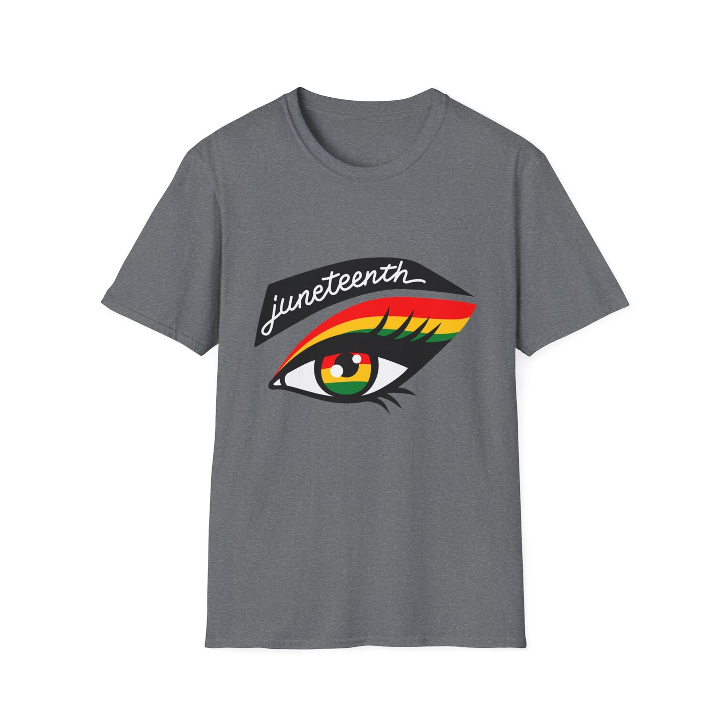Juneteenth Eye Graphic T-Shirt, Unisex Tee, Afrocentric Apparel, Celebratory Wear, Black History Month Gift, Inclusive Fashion