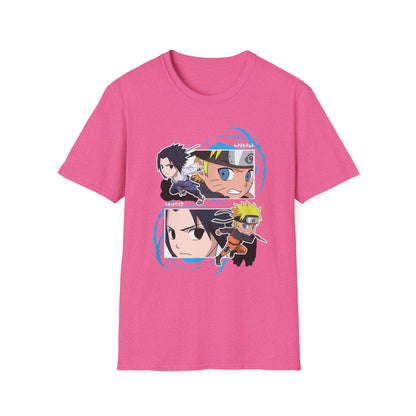 Anime naruto Adventure Unisex Softstyle T-Shirt - Naruto Characters Design