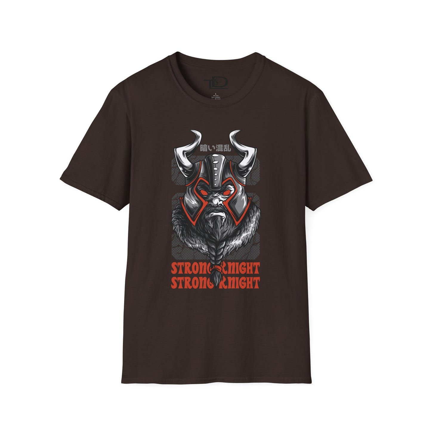 Bold Knight Graphic Tee, Unisex Softstyle T-Shirt, Strength Apparel, Casual Wear, Unique Gift, Core Style