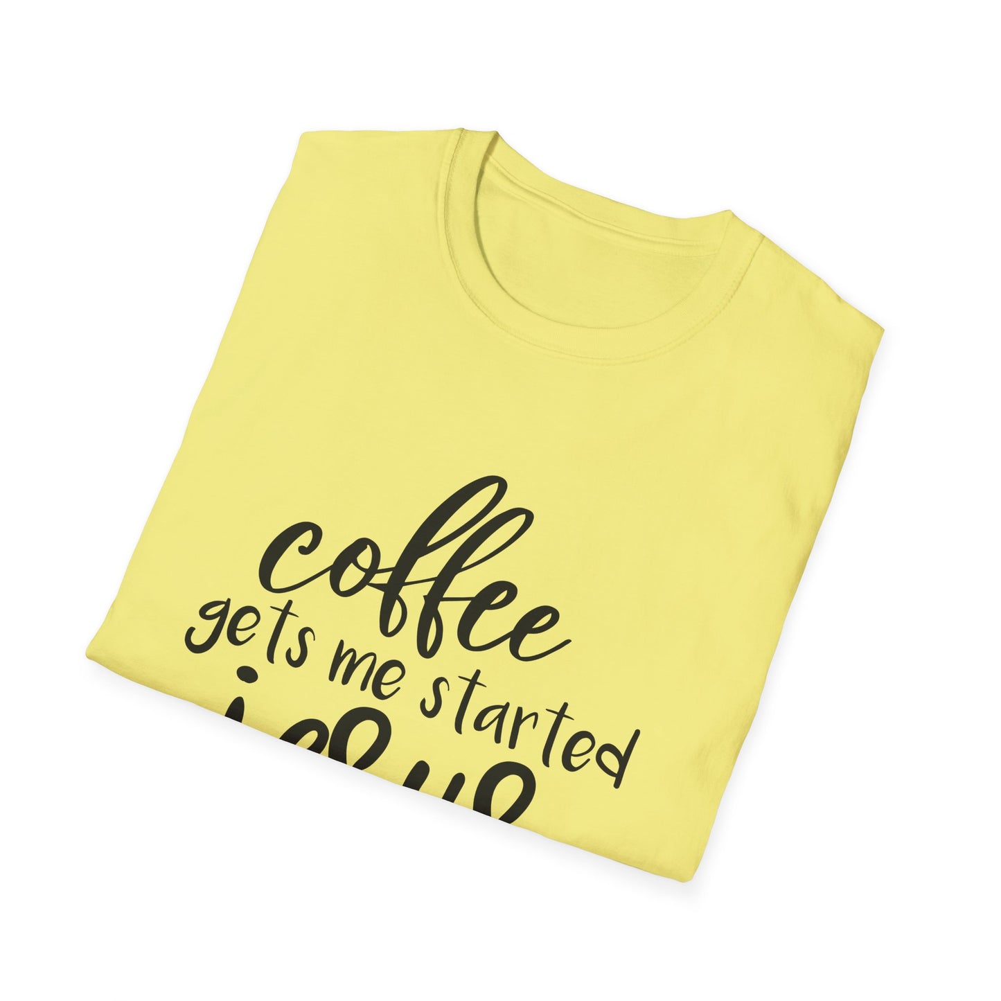 Coffee & Jesus Unisex Softstyle T-Shirt - Inspirational Christian Tee