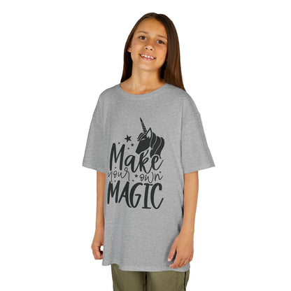 Kids Unicorn Magic Tee - 'Make Your Own Magic' Cotton Shirt
