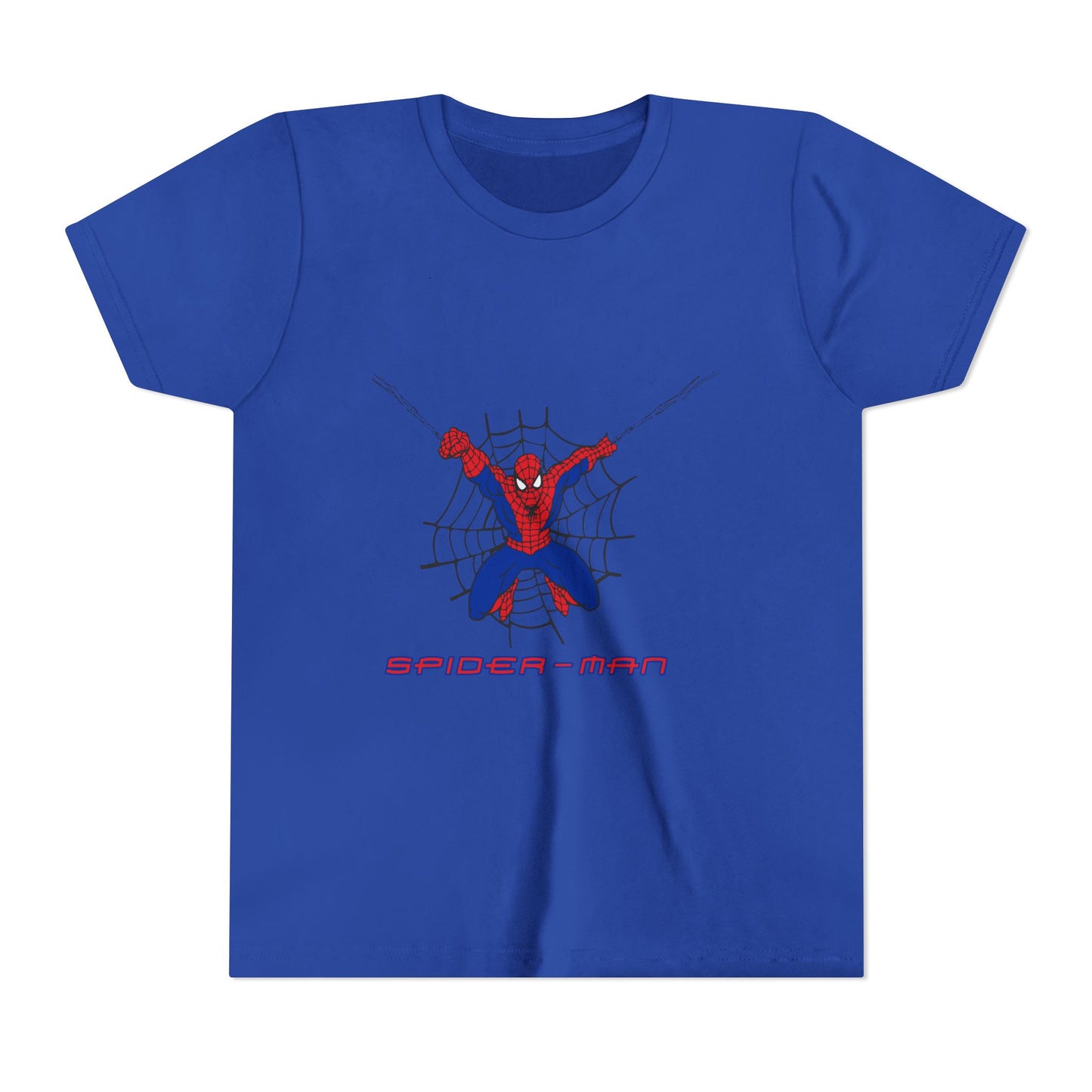 Spider-Man Youth Short Sleeve Tee - Fun Graphic Tee for Kids, Superhero Shirt, Birthday Gift, Comic Theme Apparel, Playtime Wear