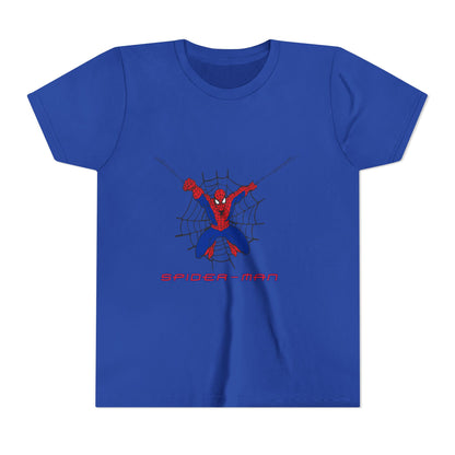Spider-Man Youth Short Sleeve Tee - Fun Graphic Tee for Kids, Superhero Shirt, Birthday Gift, Comic Theme Apparel, Playtime Wear