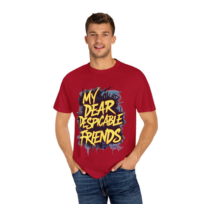 Despicable Friends Graphic Tee, Unisex T-Shirt, Casual Wear, Gift for Friends, Fun Statement Shirt, Graphic Tee for Fans
