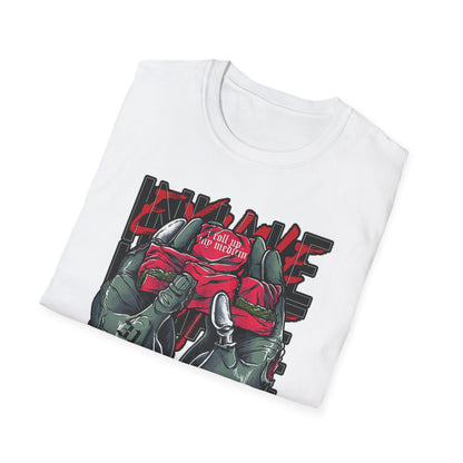 Graphic Unisex Softstyle T-Shirt - 'Exhale' Design