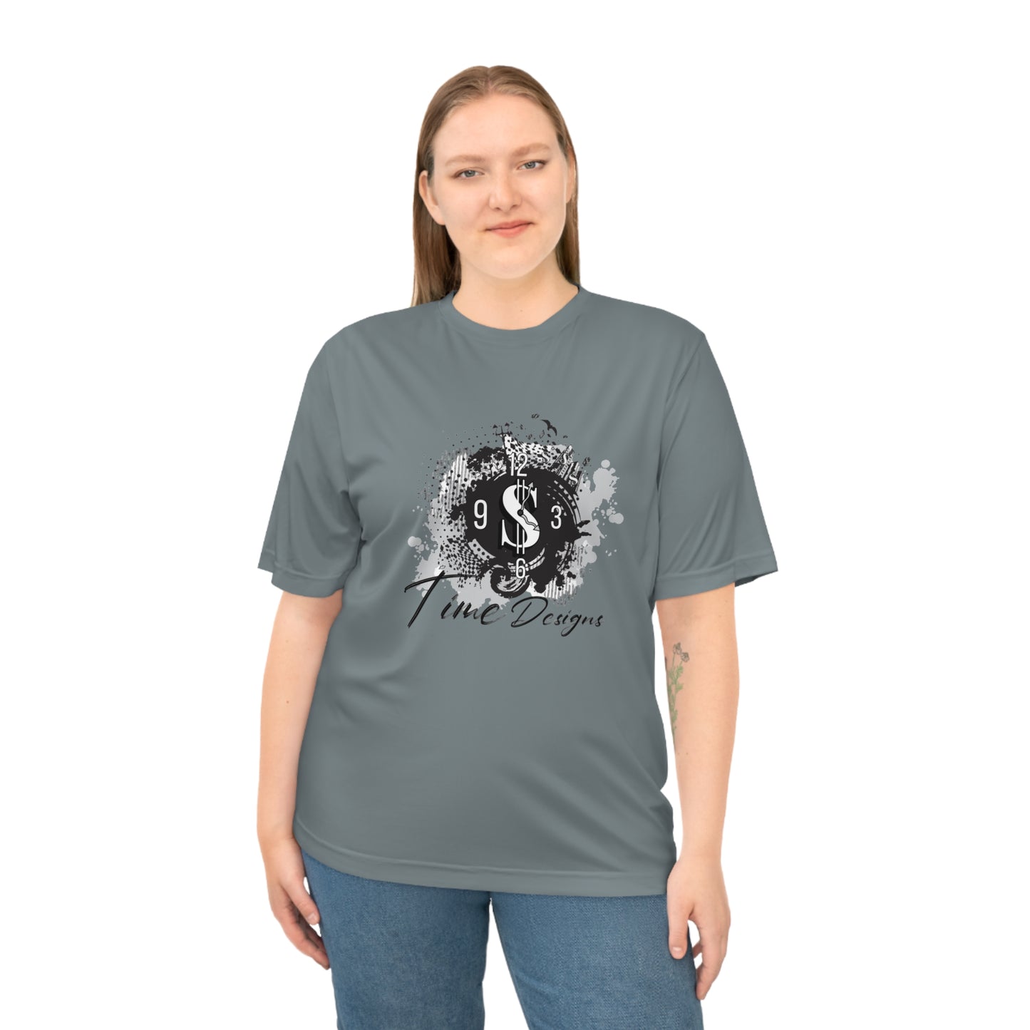 Unisex Performance Tee with Bold Dollar Design, Casual Wear, Workout Shirt, Gift for Finance Lovers, Active Lifestyle Apparel