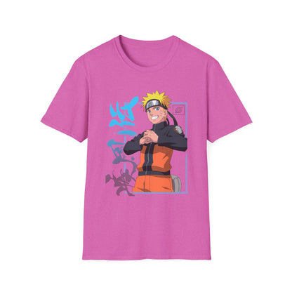 Anime-Inspired Unisex Softstyle T-Shirt - Naruto Design