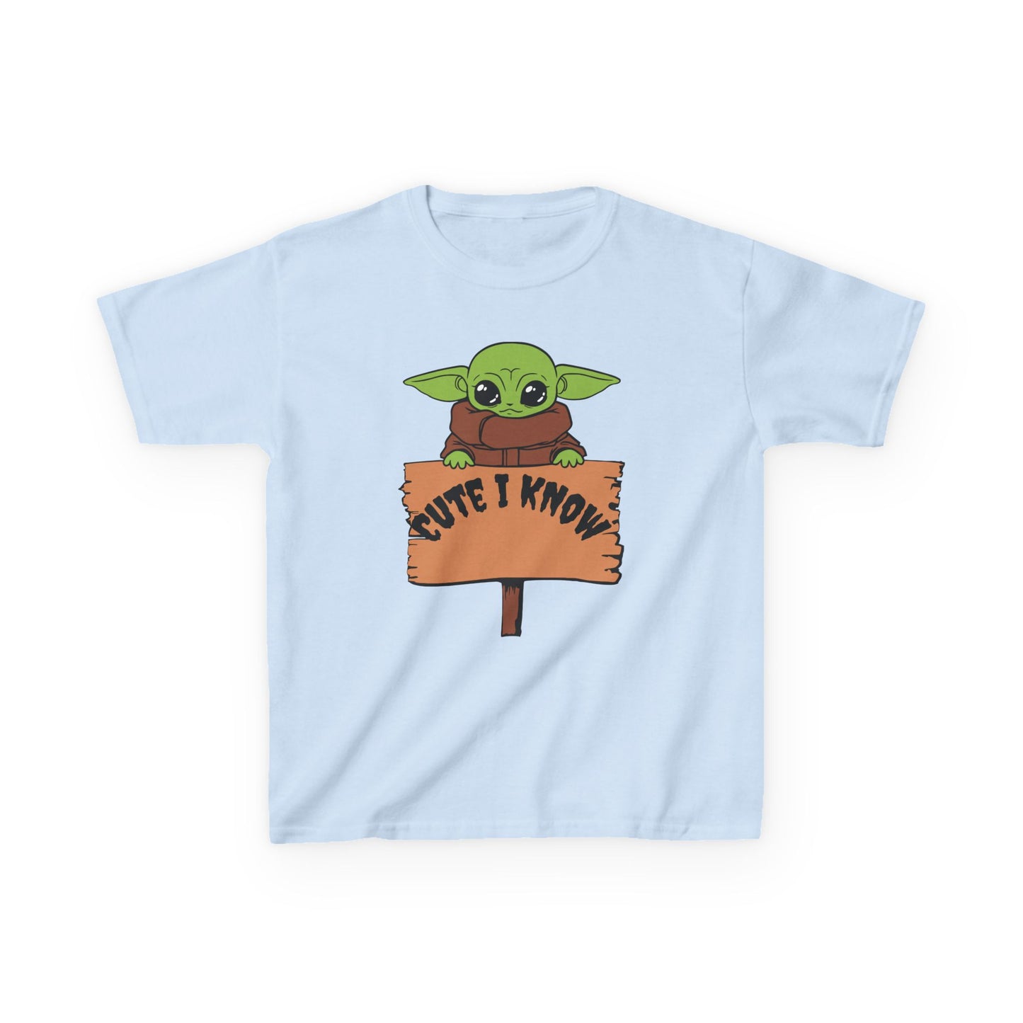 Cute Baby Alien Kids Tee - "Cute I Know" Design for Trendy Kids