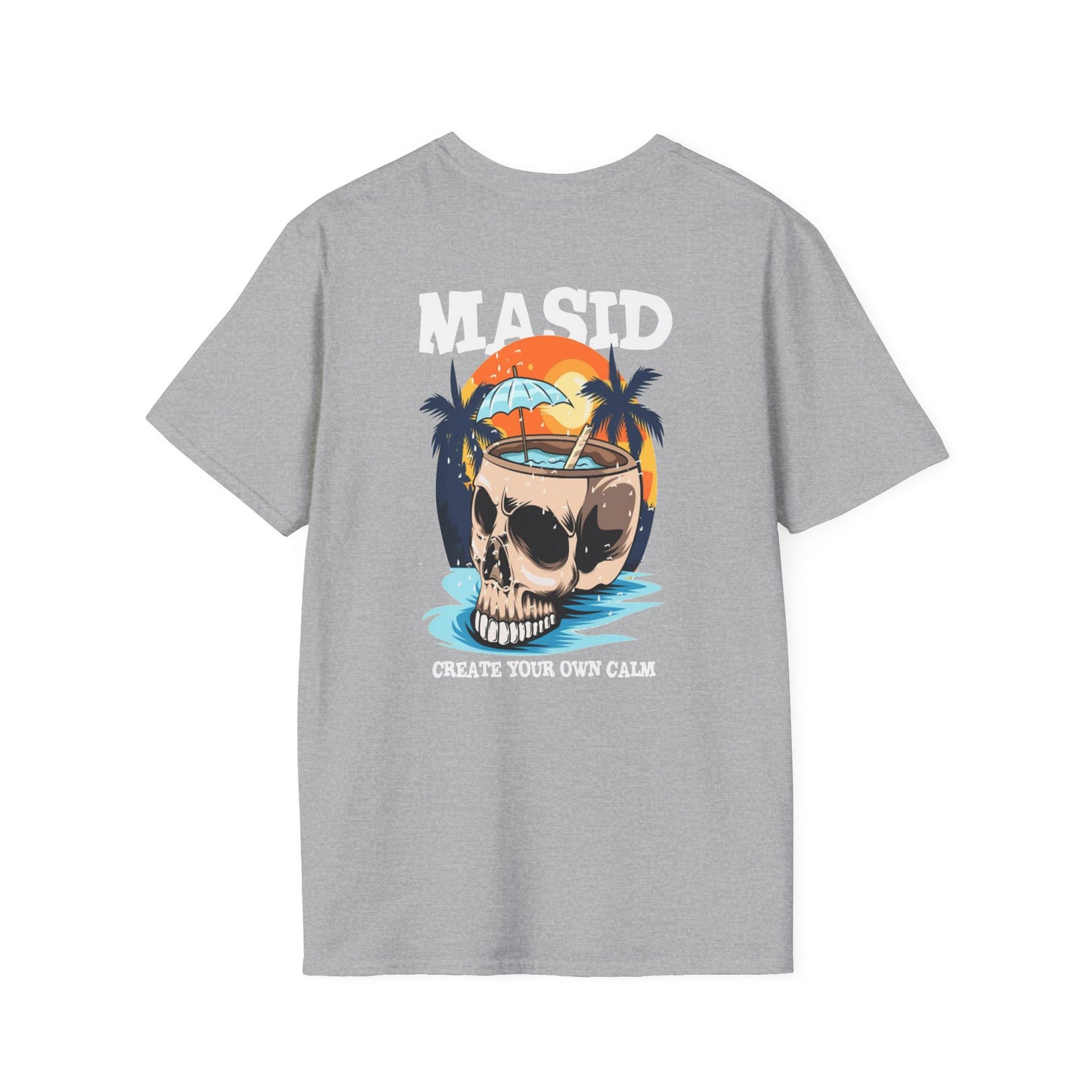 Unisex Softstyle T-Shirt - 'Create Your Own Calm' & Anime Design