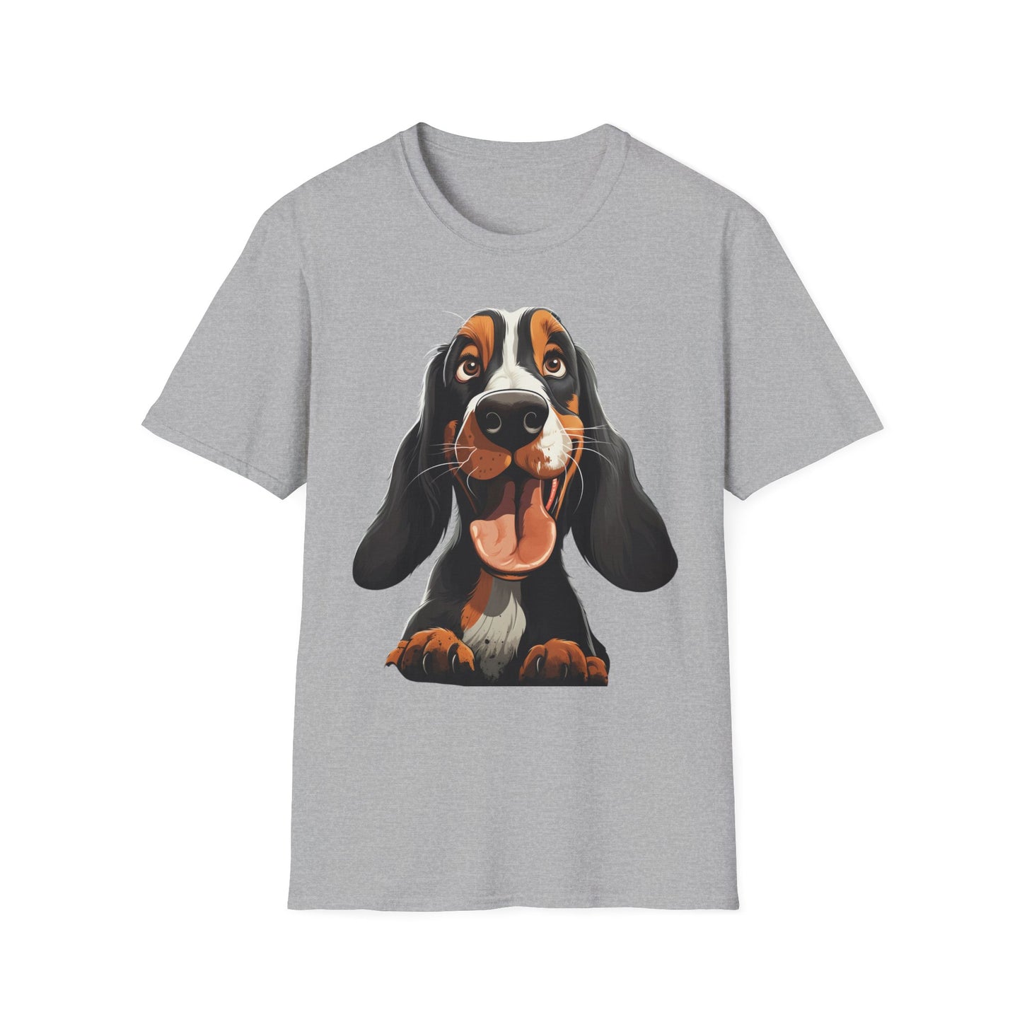 Cute Dog Graphic Unisex Softstyle T-Shirt - Perfect for Pet Lovers