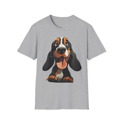 Cute Dog Graphic Unisex Softstyle T-Shirt - Perfect for Pet Lovers
