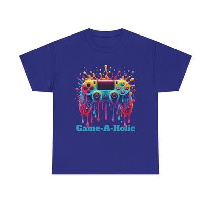 Game-A-Holic Unisex Heavy Cotton Tee - Perfect Gift for Gamers